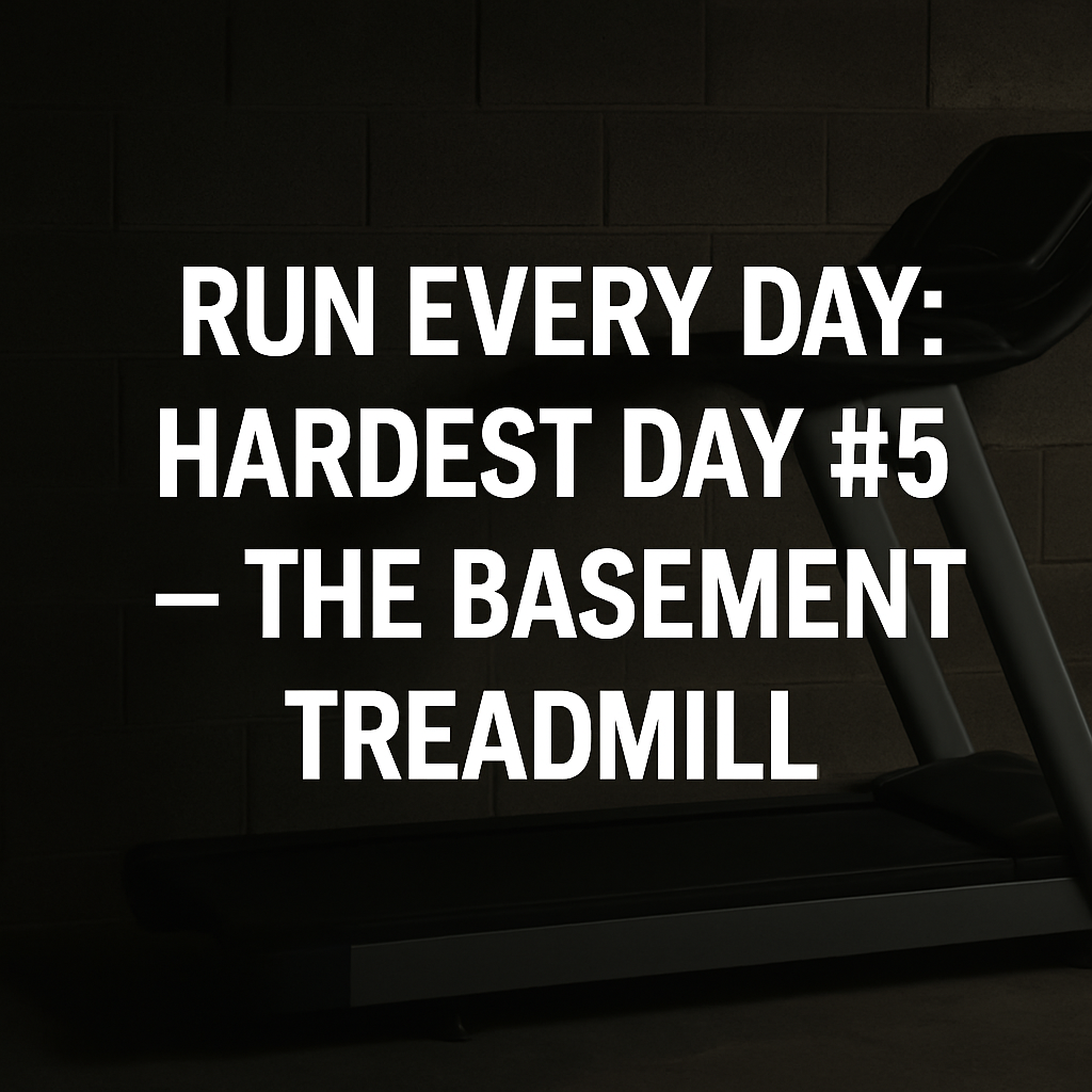Run Every Day: Hardest Day #5. The Basement Treadmill