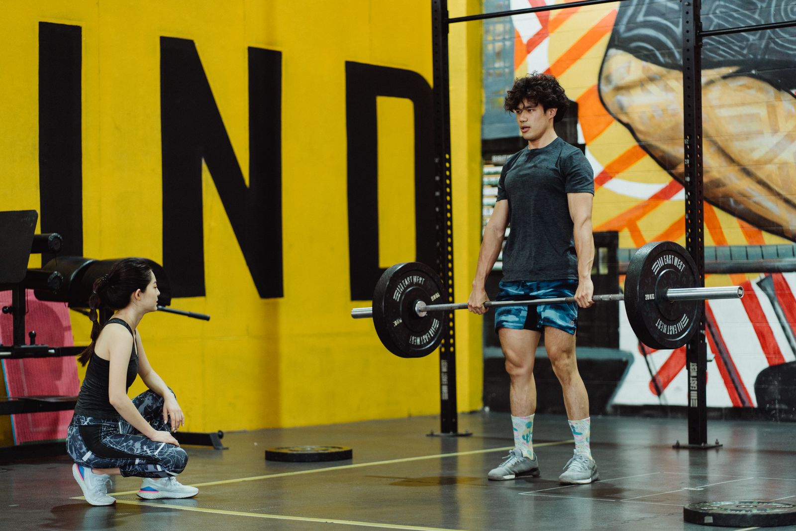 Athlete performing a barbell deadlift, training for the Army Fitness Test maximum deadlift