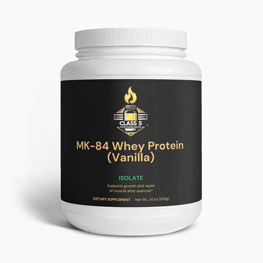 MK-84 Whey Protein Isolate (Vanilla) - Class 5 Performance