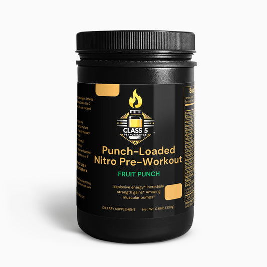 Punch-Loaded Nitro Pre-Workout (Fruit Punch) - Class 5 Performance