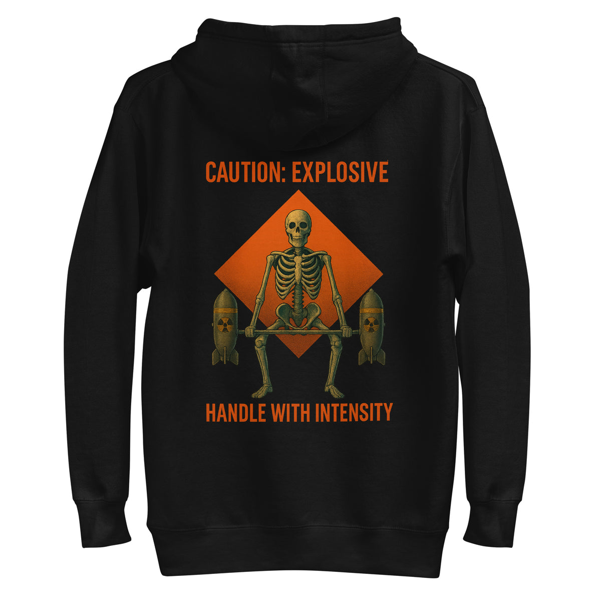 Caution Explosive Handle With Intensity training hoodie - Class 5 Performance