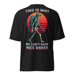 Class 5 Performance apparel called This Is Why We Can't Have Nice Knees | Performance Training Tee designed for hybrid athletes, military members, veterans, and everyday people who train with purpose